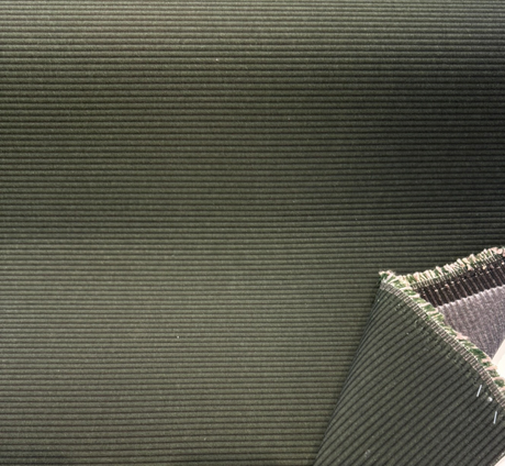 Sunbrella Ottoman Ridge Sunbrella Acrylic Fabric - Pine Green Horizontal Ribbed, 54" Width (1 Yard)