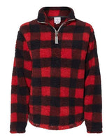 J. America Women's Epic Sherpa Quarter-Zip Pullover