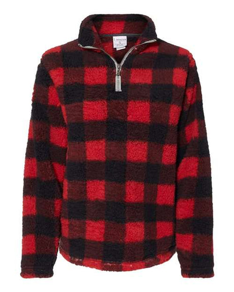 J. America Women's Epic Sherpa Quarter-Zip Pullover