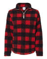 J. America Women's Epic Sherpa Quarter-Zip Pullover