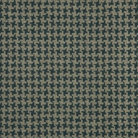 Sunbrella Hound Glen Acrylic Fabric - Green Houndstooth Inspired, 54" Width (1 Yard)