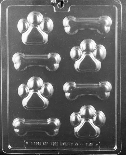 Bones and Paws Chocolate Mold - LPA153