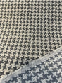 Sunbrella Hound Greystone Acrylic Fabric - Gray And Ivory Houndstooth, 54" Width (1 Yard)