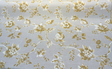 Sunbrella Ariana Floral Turmeric Sunbrella Acrylic Fabric - Floral, Turmeric/White, 54" Width (1 Yard)