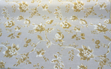 Sunbrella Ariana Floral Turmeric Sunbrella Acrylic Fabric - Floral, Turmeric/White, 54" Width (1 Yard)