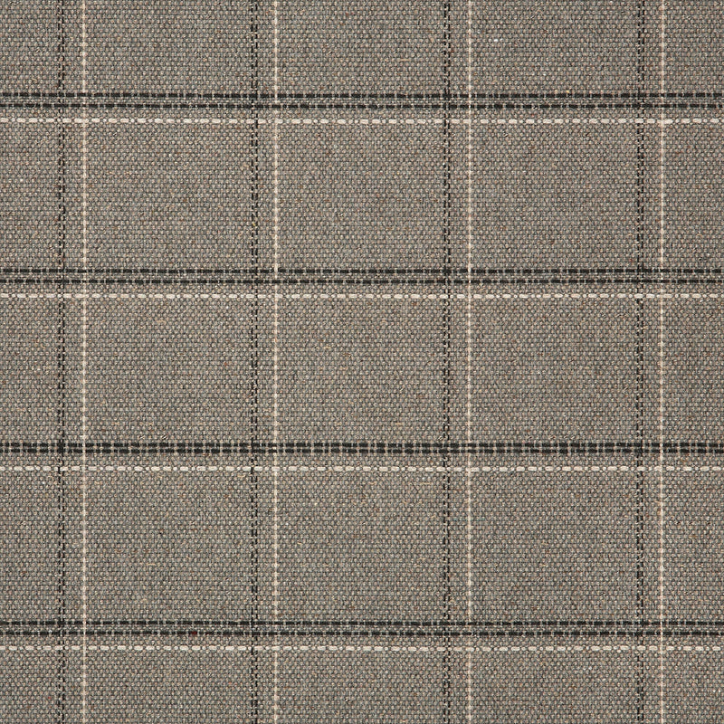 Sunbrella Hunt Greystone Retweed Acrylic Fabric - Greystone Plaid, 54" Width (By The Yard)