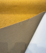 Atlas Gold Belgian Chenille Fabric - Gold Boucle-Inspired Upholstery, 56" Width (1 Yard)