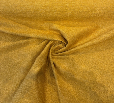 Atlas Gold Belgian Chenille Fabric - Gold Boucle-Inspired Upholstery, 56" Width (1 Yard)
