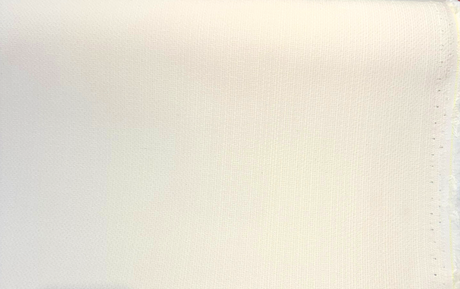 Action Snow White Sunbrella Acrylic Fabric - Basketweave Texture, White, 54" Width (1 Yard)