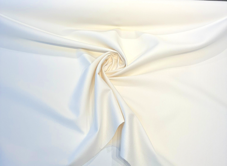 Action Snow White Sunbrella Acrylic Fabric - Basketweave Texture, White, 54" Width (1 Yard)
