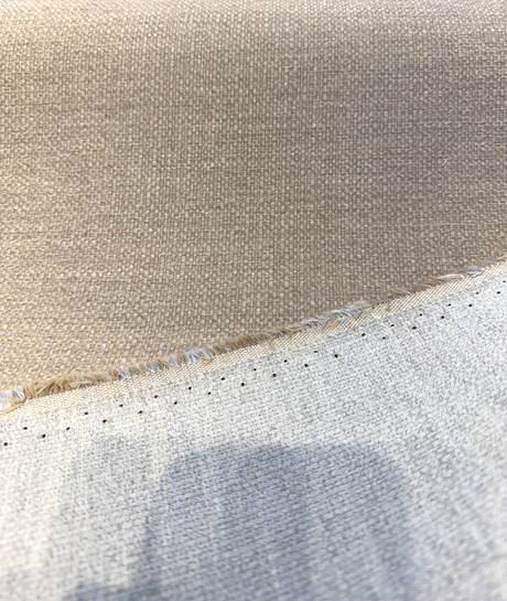 Sunbrella Action Dune Sunbrella Acrylic Fabric - Beige Basketweave, 56" Width (1 Yard)