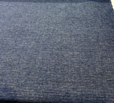 Sunbrella Chenille Crush Acrylic Fabric - Indigo Blue, Woven Chenille, 54" Width (1 Yard)
