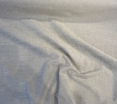 Sunbrella Chenille Crush Acrylic Fabric - Ash Gray, Luxury Plains, 54" Width (1 Yard)