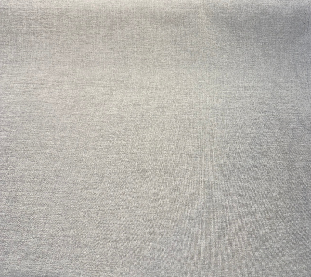 Sunbrella Chenille Crush Acrylic Fabric - Ash Gray, Luxury Plains, 54" Width (1 Yard)