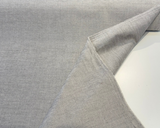 Sunbrella Chenille Crush Acrylic Fabric - Ash Gray, Luxury Plains, 54" Width (1 Yard)