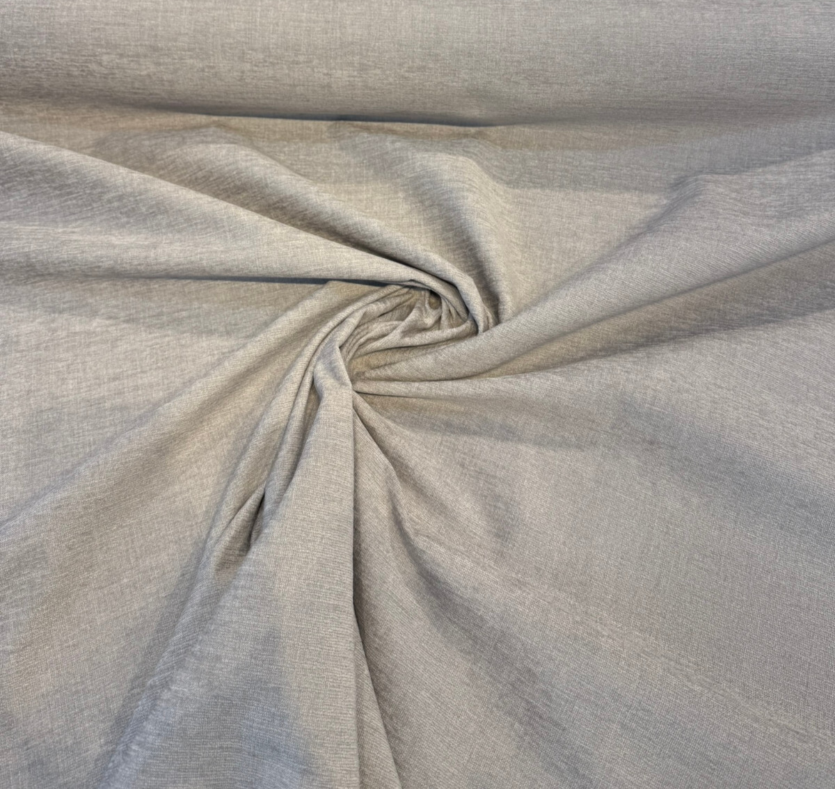 Sunbrella Chenille Crush Acrylic Fabric - Ash Gray, Luxury Plains, 54" Width (1 Yard)