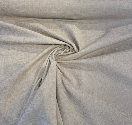 Sunbrella Chenille Crush Acrylic Fabric - Ash Gray, Luxury Plains, 54" Width (1 Yard)