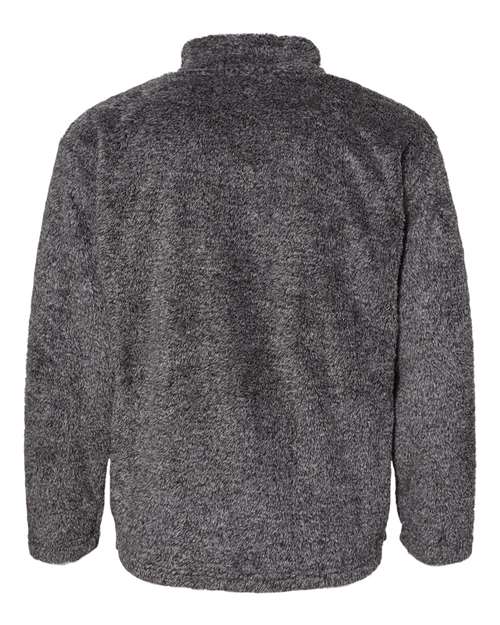 Boundary Shag Frosty Sherpa Quarter-Zip Pullover