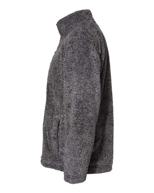 Boundary Shag Frosty Sherpa Quarter-Zip Pullover