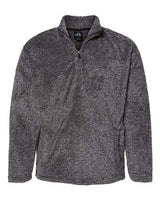 J. America Unisex Boundary Shag Frosty Sherpa Quarter-Zip Pullover