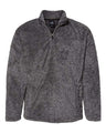 J. America Unisex Boundary Shag Frosty Sherpa Quarter-Zip Pullover