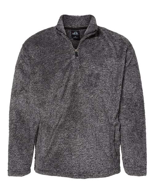 Boundary Shag Frosty Sherpa Quarter-Zip Pullover