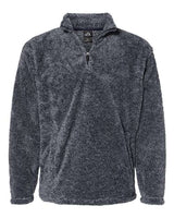J. America Unisex Boundary Shag Frosty Sherpa Quarter-Zip Pullover