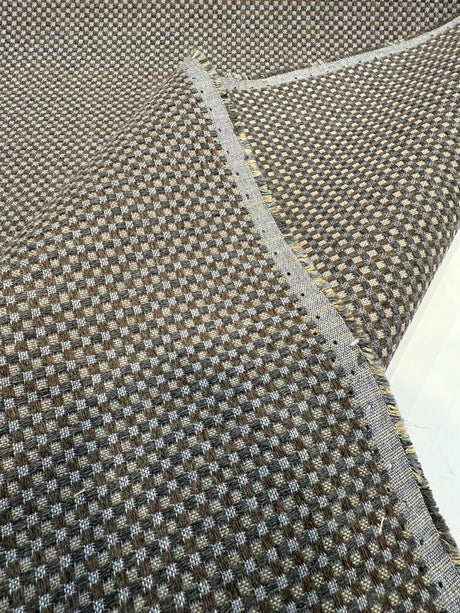 Sunbrella Depth Fossil Solution-Dyed Acrylic Fabric - Fossil Basket Weave, 54" Width (1 Yard)