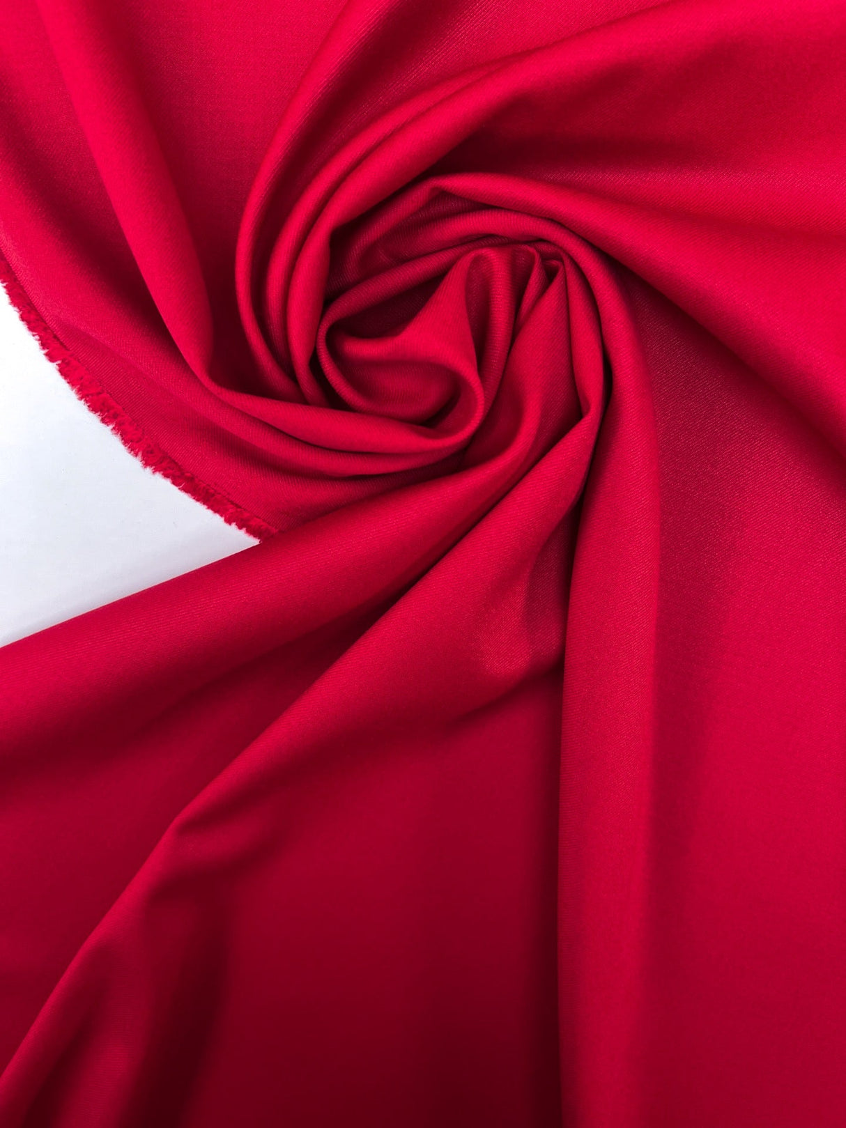 Polyester Acrylic Twill Red