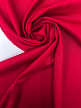 Polyester Acrylic Twill Red