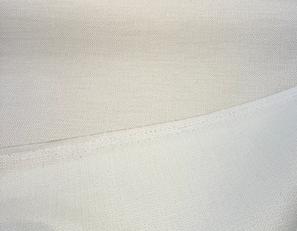 Sunbrella Rain Action Linen Acrylic Fabric - Beige Solid, 54" Width, Horizontal 2.86" Repeat (1 Yard)