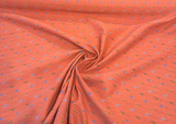 Sunbrella Bahasa Mesa Acrylic Fabric - Burnt Rust Multicolor Dash Pattern, 54" Width (1 Yard)