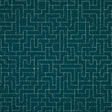 Sunbrella Create Laurel Green Acrylic Fabric - Laurel Green Geometric Maze Pattern, 54" Width (1 Yard)