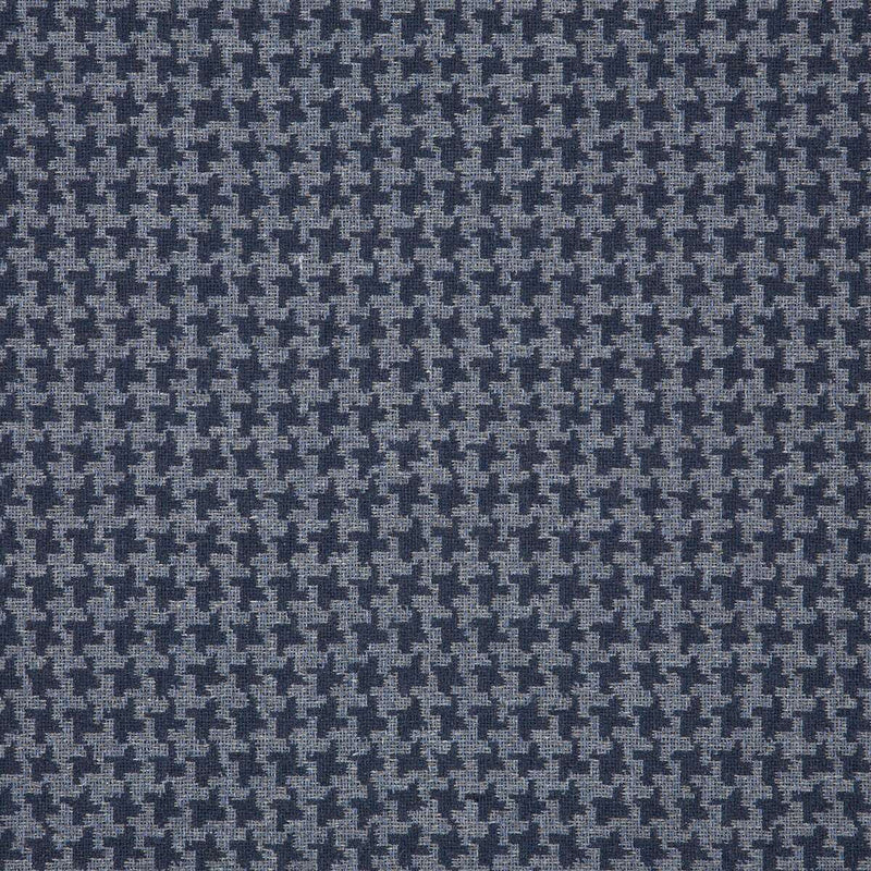 Sunbrella Hound Midnight Blue Sunbrella Acrylic Fabric - Houndstooth Inspired, 54" Width (1 Yard)