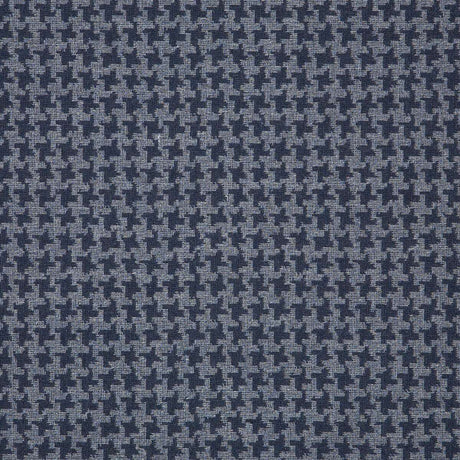 Sunbrella Hound Midnight Blue Sunbrella Acrylic Fabric - Houndstooth Inspired, 54" Width (1 Yard)