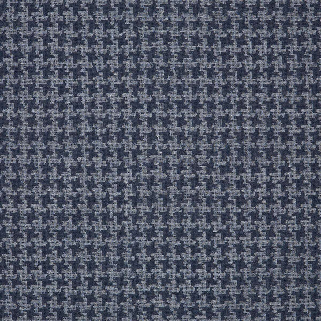 Sunbrella Hound Midnight Blue Sunbrella Acrylic Fabric - Houndstooth Inspired, 54" Width (1 Yard)