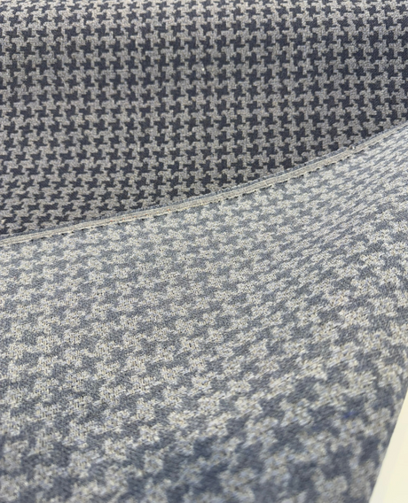 Sunbrella Hound Midnight Blue Sunbrella Acrylic Fabric - Houndstooth Inspired, 54" Width (1 Yard)