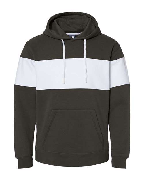 Men's Varsity Colorblocked Fleece Hooded Sweatshirt