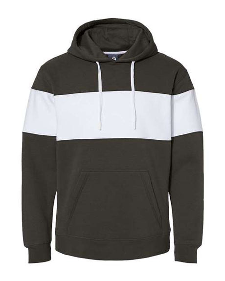 Men's Varsity Colorblocked Fleece Hooded Sweatshirt