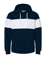 Men's Varsity Colorblocked Fleece Hooded Sweatshirt