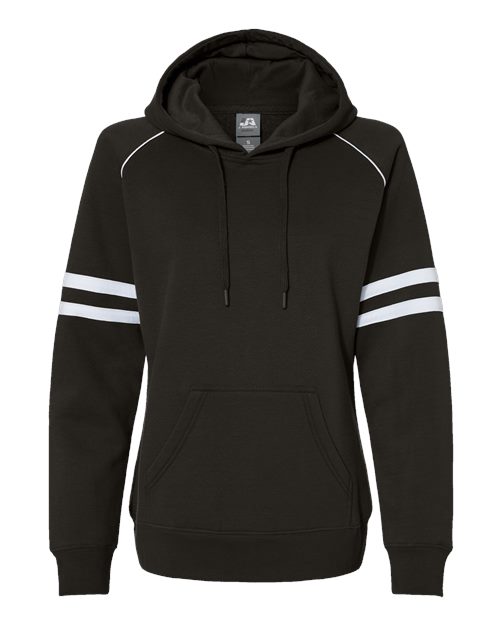 Women's Varsity Fleece Piped Hooded Sweatshirt