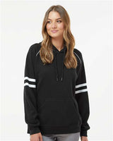 Women's Varsity Fleece Piped Hooded Sweatshirt