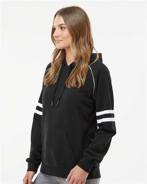 Women's Varsity Fleece Piped Hooded Sweatshirt