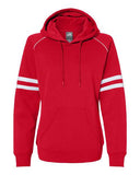 Women's Varsity Fleece Piped Hooded Sweatshirt