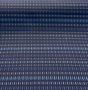 Sunbrella Esti Indigo Blue Acrylic Fabric - Vertical Stripe, Indigo Blue/Navy/Light Blue, 54" Width (1 Yard)
