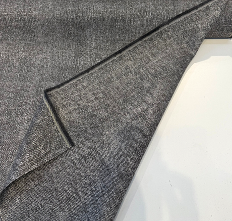 Sunbrella Chartres Acrylic Fabric - Charcoal Gray, 45864-0092, 56" Width (1 Yard)