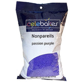 Purple Nonpareils - 1 Pound Bag