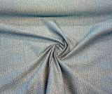 Frasure Adrift Sunbrella Acrylic Fabric - Coastal Blue/Ivory Glen Plaid, 54" Width (1 Yard)