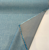 Frasure Adrift Sunbrella Acrylic Fabric - Coastal Blue/Ivory Glen Plaid, 54" Width (1 Yard)