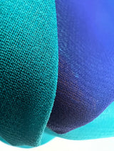 Polyester Chiffon Crepe Printed Fabric Purple Green